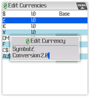 Edit Currency