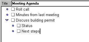 agenda